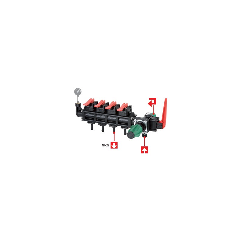 MANDO DISTRIBUIDOR MANUAL 4 VIAS