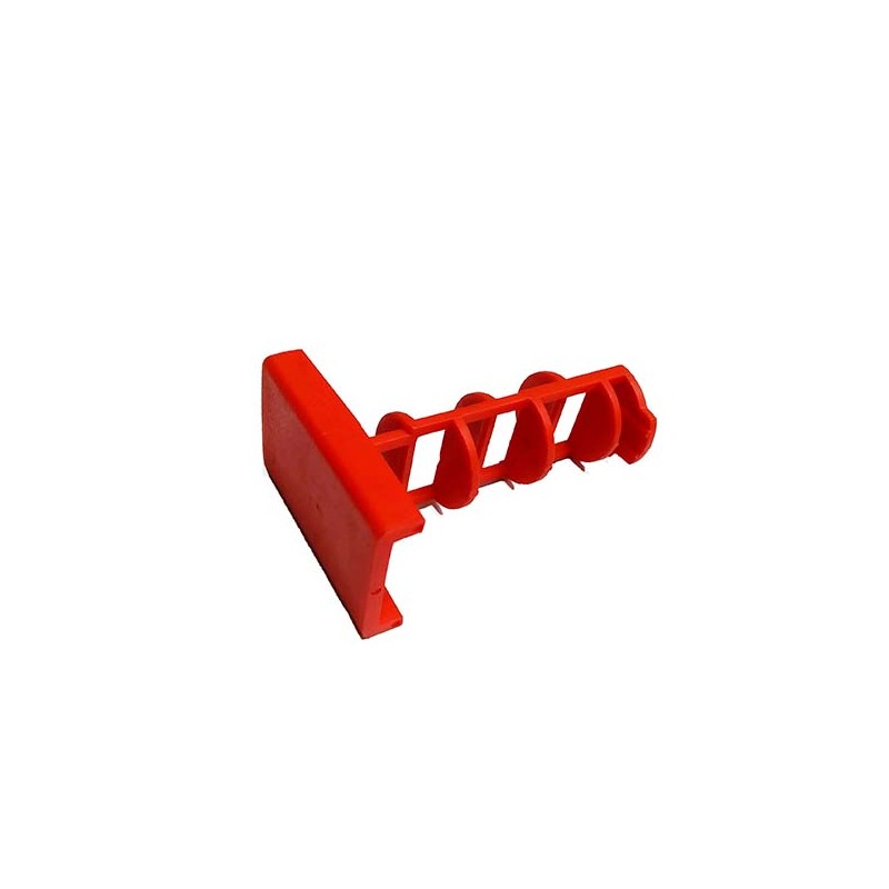 TAPA CENTRAL CUADRADA ROJA plast 