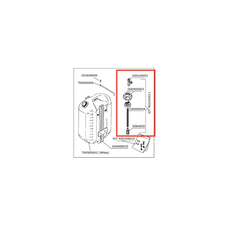 TAPON COMPLETO MARCADOR GFM 25
