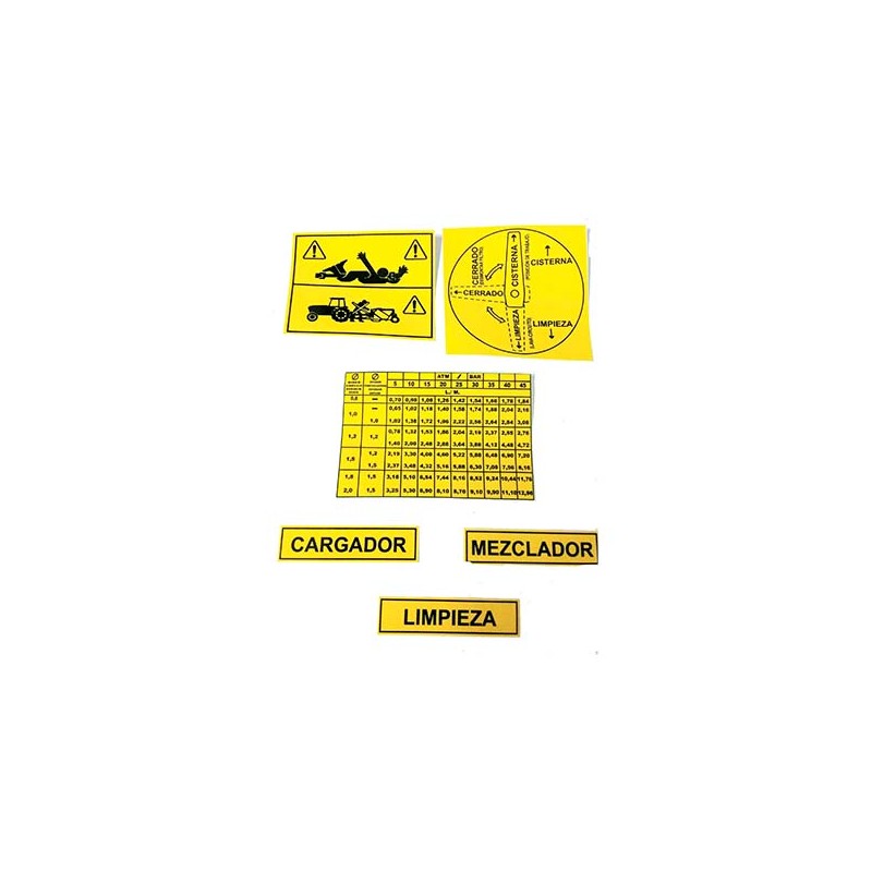 KIT DE 6 PEGATINAS ATOMIZADOR