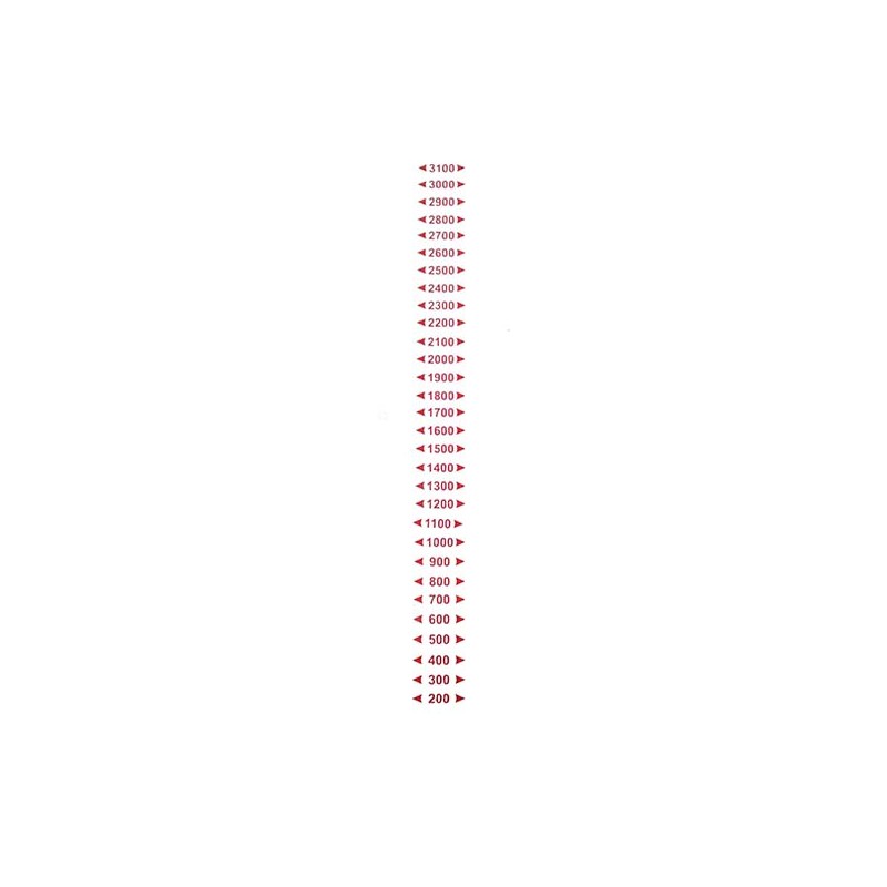 TIRA VINILO DE 200 A 3100 Litros Rojo