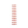 TIRA VINILO DE 3100 A 4200 Litros Rojo