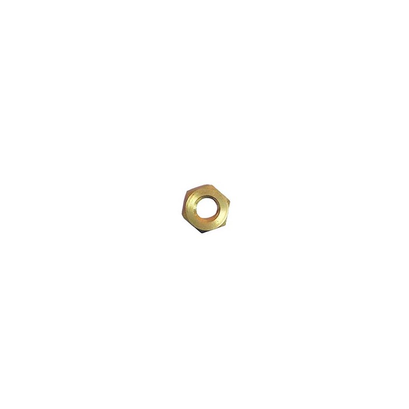 DADO M10 BASSO ISO4035 OTTONE-MB
