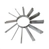 DEFLECTOR INOX D 900